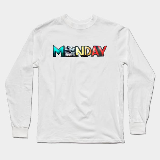 Monday Long Sleeve T-Shirt by angsabiru